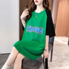 好感度満載 切り替え 美感いっぱい プリント Tシャツ カットソー＜U-3621＞