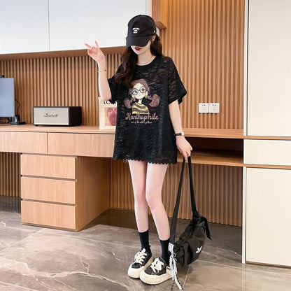 着回し力抜群 早い者勝ち 絶対流行 カジュアル 2色選択 Tシャツ<U-11579>