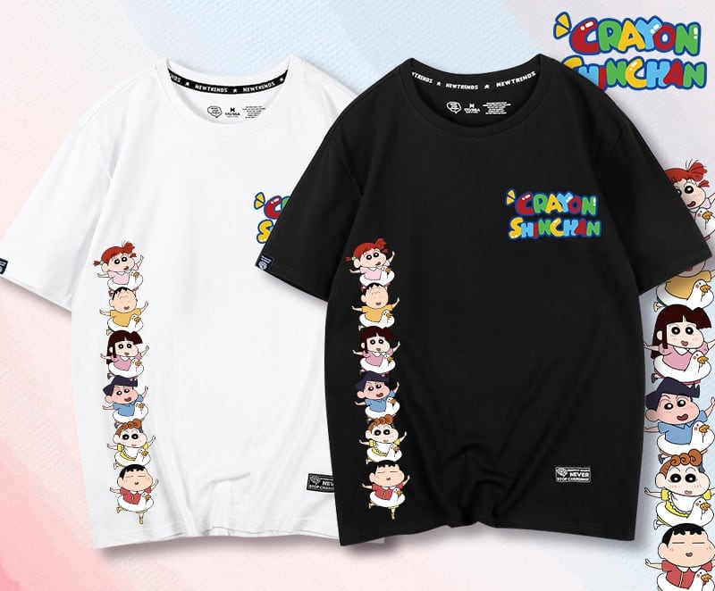 超人気商品 プリントロゴ ユニセックス ゆったり半袖 全6色Tシャツ<U-4897>