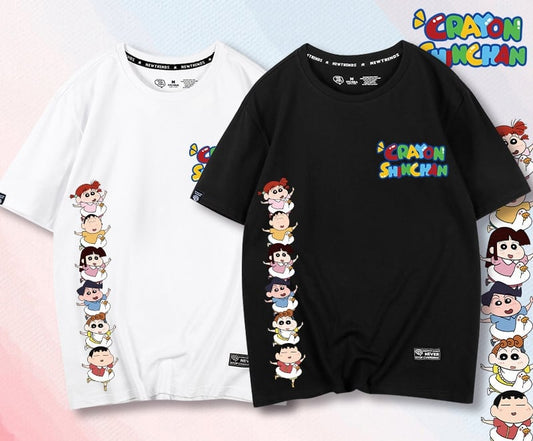 超人気商品 プリントロゴ ユニセックス ゆったり半袖 全6色Tシャツ<U-4897>