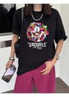 話題沸騰中 スマイリー カジュアル 半袖 Tシャツ <U-8651>