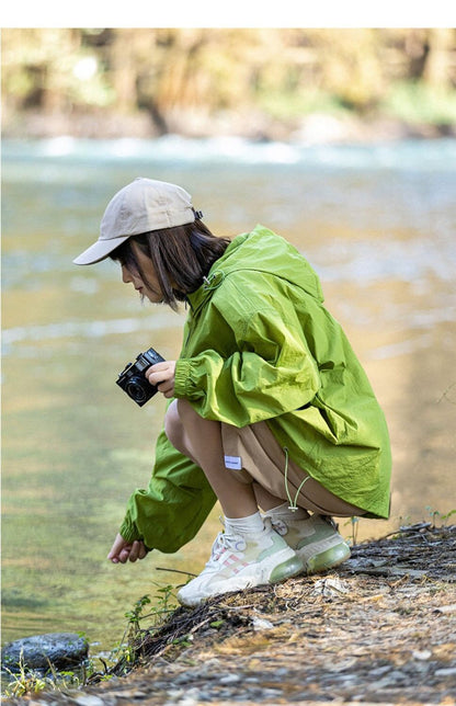 UVカット フード付き 薄手 軽量 通気性 涼しい 紫外線防止 日焼け止め パーカー ＜U-4980＞