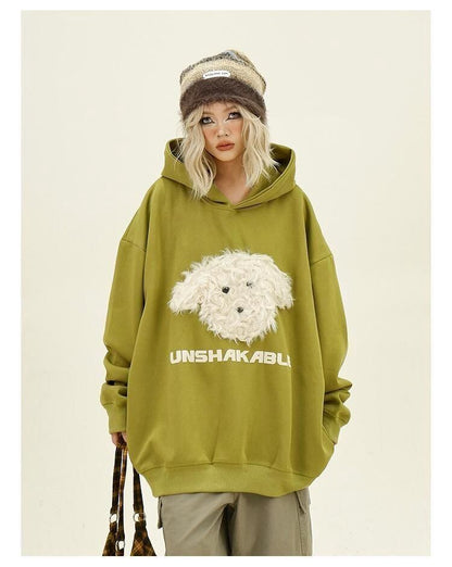 【裏起毛】タイドファッション快適である ゆったり 暖かい服 2色選択 カジュアル パーカー<U-10562>