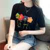 個性的なデザイン プリント 一目惚れ Tシャツ カットソー＜U-3273＞