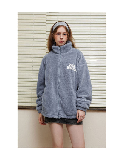 ファッション 大人可愛い 上質 コートリバーシブル 男女兼用 ジャケット<U-12333>
