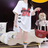 超人気 特別デザイン 美人度アップ ゆったり二色 半袖Tシャツ＜U-8038＞