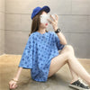 高級感溢れる プリント 美感いっぱい Tシャツ カットソー＜U-3316＞