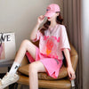 好感度UP カジュアル ファッション 上質 Ｔシャツⅹパンツセット<U-8456>