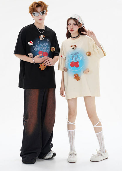 数量限定 ファッション アクティブも綺麗も叶う ゆったり 男女兼用 全3色 半袖Tシャツ＜U-9066＞