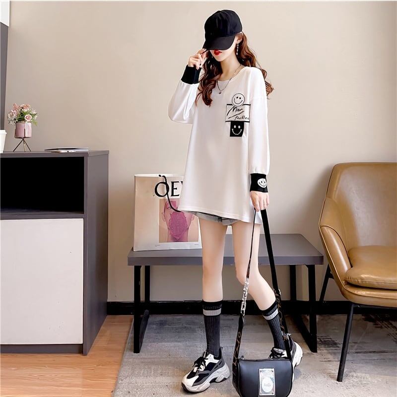 美感いっぱい 切り替え 好感度満載 プリント Tシャツ カットソー＜U-3661＞