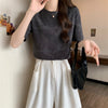 着回し力抜群 ホットダイヤモンド 定番シンプル 全2色 半袖Tシャツ カットソー ＜U-8591＞