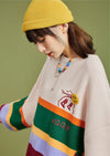 超人気 上品 エレガント 上質セーター<U-5878>