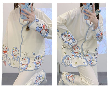 トップス+パンツセット パジャマ 組み合わせやすい <U-6018>