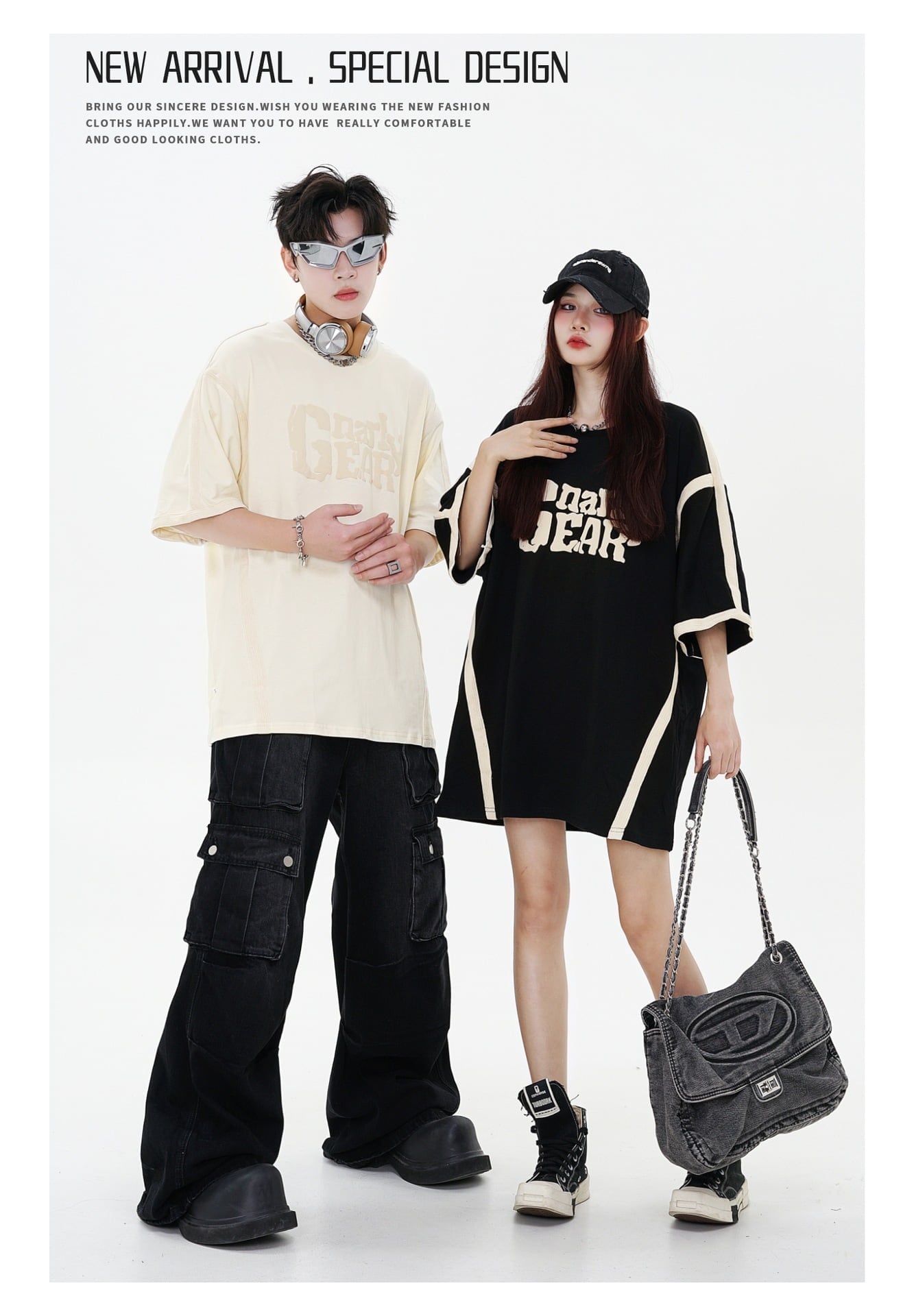 売り切れ必至 個性派 人気商品再入荷 上質 半袖Tシャツ 全2色 男女兼用<U-4907>