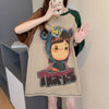 話題沸騰中 ビッグロゴ お勧めカラーマッチング ゆったり 半袖Tシャツ＜U-8350＞
