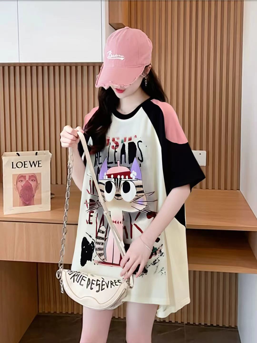 スウィート 好感度UP 海外トレンド カジュアル 全3色 半袖 Tシャツ ＜U-11110＞