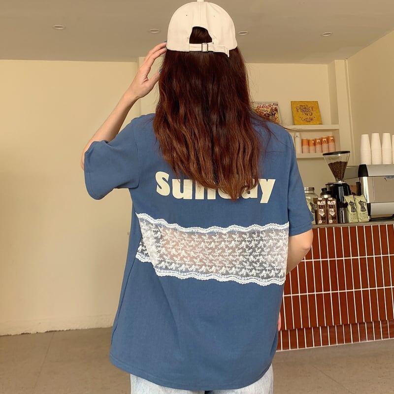 個性的なデザイン 3色選択可 バックで綺麗 Tシャツ カットソー＜U-3023＞
