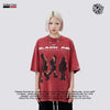 タイドブランド  アメリカンストリート レトロフレームプリントTシャツ<U-2905>