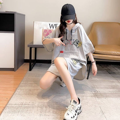 ファッション 切り替え 清涼感たっぷり ブラウス＋パンツ セットアップ＜U-3144＞
