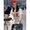 早い者勝ち 早い者勝ち 絶対流行 カジュアル Tシャツ<U-11132>