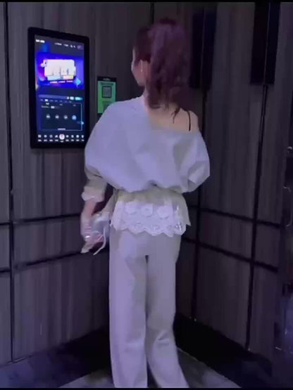 主役級 おしゃれ度高め 好感度UP 着心地良い トップス+パンツセット ＜U-10970＞