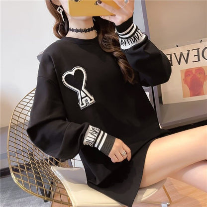 シンプル 切り替え ファッション プリント Tシャツ カットソー＜U-3664＞