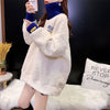 もこもこハイネックボアトレーナー全3色厚手スウェット<U-4394>