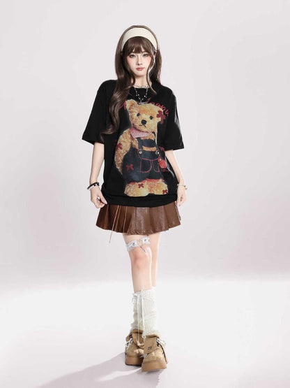 絶対流行 好感度UP 海外トレンド カジュアル 全3色 半袖 Tシャツ ＜U-11109＞