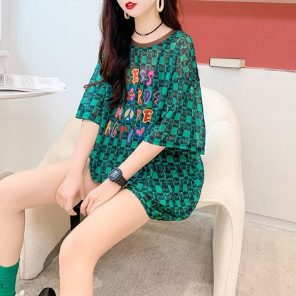 ゆったり感アップ プリント オシャレ度満点 Tシャツ カットソー＜U-3331＞