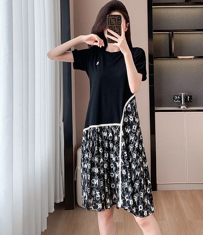 美人度アップ 切り替え アバンギャルド ワンピースU-8382>