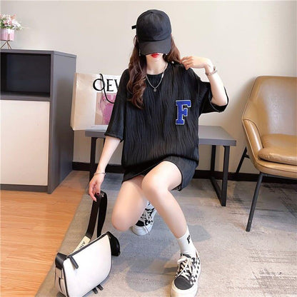 好感度満載 ラウンドネック 美感いっぱい Tシャツ カットソー＜U-3061＞