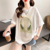 着心地良い Tシャツ ビジュー 四色 ゆったり半袖＜U-2994＞