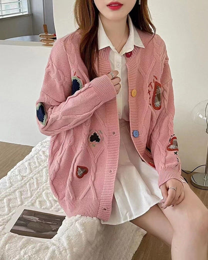 絶対欲しい 目を奪われる 流行新作 刺繍 2色選択 ニットトップス<U-9738>