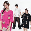 期間限定 ファッション 着回し力抜群 ゆったり 男女兼用 全3色 半袖Tシャツ＜U-9065＞
