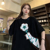 好感度満載 プリント 美感いっぱい Tシャツ カットソー＜U-3313＞
