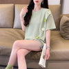 超人気 シンプル 好感度UP スウィート 3色選択 半袖Tシャツ＜U-8579＞