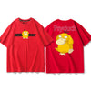 人気上昇中 男女兼用 カジュアル プリント 半袖 Tシャツ F-13521