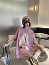 大人の定番 キュート 夏の新作 カジュアル Tシャツ半袖<U-4896>