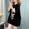 オシャレ度満点 切り替え 好感度満載 プリント Tシャツ カットソー＜U-3672＞