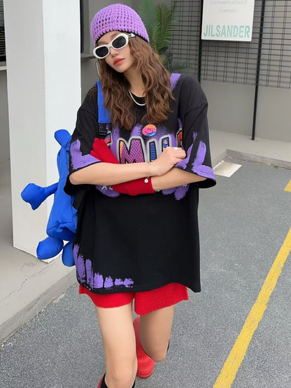 おすすめ 好感度UP 美人度アップ カジュアル 全4色 半袖 Tシャツ ＜U-11234＞