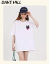 絶対欲しい 絶対流行 キュート 早い者勝ち カジュアル 2色選択 Tシャツ<U-11137>