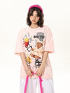売れ筋 早い者勝ち 絶対流行 カジュアル 2色選択 Tシャツ<U-11178>