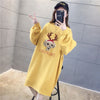 お勧め ロングスウェット グラフィックロゴ 全3色ワンピース＜U-4824＞