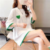 ファッション 3色選択可 シンプル 切り替え Tシャツ カットソー＜U-3070＞