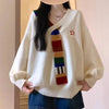 おすすめ スタイルアップ 定番シンプル大人可愛い ニットトップス<U-9573>