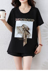 大好評 絶対流行 売れ筋 早い者勝ち カジュアル 2色選択 Tシャツ<U-11248>