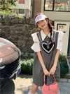 話題沸騰中 知的 美人度アップ ファッション 切り替え ワンピース＜U-8890＞