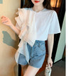 好感度100％ 早い者勝ち 絶対流行 カジュアル 2色選択 Tシャツ<U-11896>