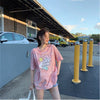 絶対欲しい キュート 話題沸騰中 絞り染め プリント 全2色 半袖Tシャツ<U-8759>