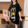 着回し力抜群 キュート カジュアル プリント 半袖Ｔシャツ全2色 <U-8550>